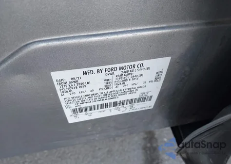 2021 Ford Edge Sel z USA, uszkodzony, nr VIN 2FMPK4J97MBA49063